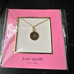 Kate Spade Gold Initial Necklace